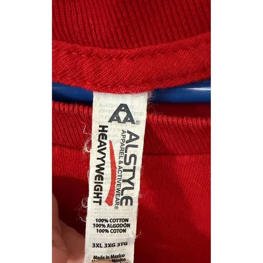 Jesus Piece Band Shirt Red The West Coast Tour Graphic Tee Mens 3XL Alstyle - Picture 4 of 5